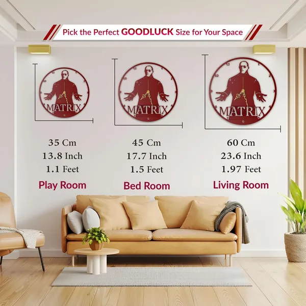 Wine_Red_Cyber_Reality_Wall_Clock_Metal_Built_Ultra_High_Gloss_Silent_Non_Ticking_Movement_Futuristic_Wall_Decor_Living_Room_Gaming_Room_Bedroom