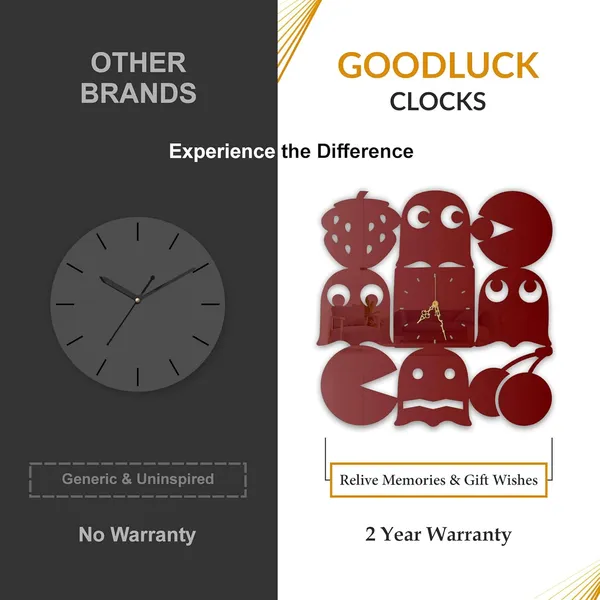 Wine_Red_Retro_Maze_Hero_Wall_Clock_Metal_Built_Ultra_High_Gloss_Metal_Wall_Clock_Silent_Non_Ticking_Movement_Fun_Wall_Decor_For_Living_Room_Bedroom