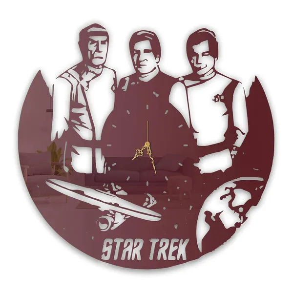 Wine_Red_Interstellar_Crew_Wall_Clock_Metal_Built_Ultra_High_Gloss_Silent_Non_Ticking_Movement_Futuristic_Wall_Decor_Living_Room_Gaming_Room_Bedroom