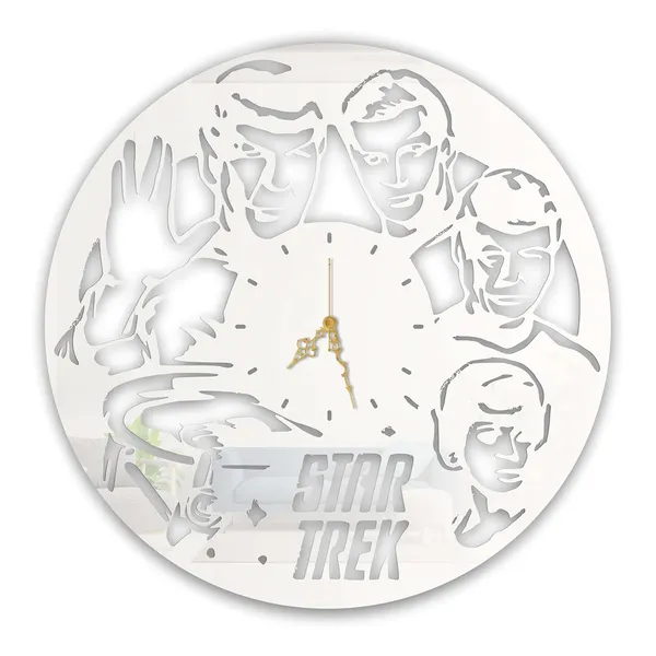 White_Galactic_Crew_Wall_Clock_Metal_Built_Ultra_High_Gloss_Silent_Non_Ticking_Movement_Futuristic_Wall_Decor_Living_Room_Gaming_Room_Bedroom