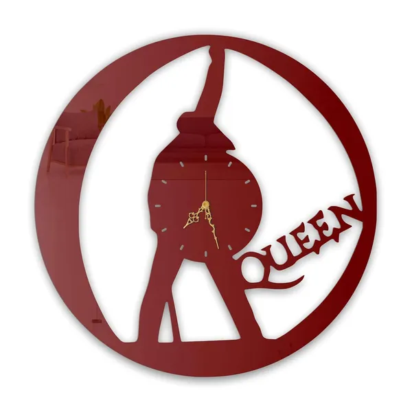 Wine_Red_Stage_Icon_Wall_Clock_Metal_Built_Ultra_High_Gloss_Metal_Wall_Clock_Silent_Non_Ticking_Movement_Modern_Wall_Decor_For_Living_Room_Bedroom