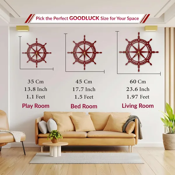 Wine_Red_Nautical_Ship_Wheel_Wall_Clock_Metal_Marine_Compass_Design_Silent_Non_Ticking_Movement_Premium_Wall_Decor_For_Living_Room_Home
