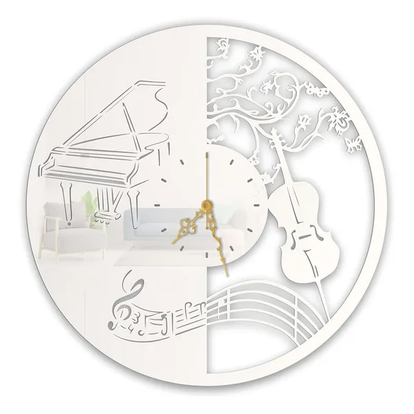 White_Piano_Violin_Music_Theme_Clock_Metal_Silent_Sweep_Movement_Artistic_Musical_Wall_Decor_For_Living_Room_Studio