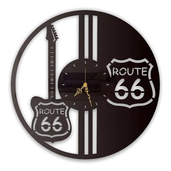 Black_Highway_Rider_Wall_Clock_Metal_Built_Ultra_High_Gloss_Metal_Wall_Clock_Silent_Non_Ticking_Movement_Retro_Wall_Decor_For_Living_Room_Cafe