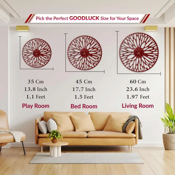 Wine_Red_Organic_Ripple_Wall_Clock_Metal_Ultra_High_Gloss_Silent_Non_Ticking_Modern_Ripple_Pattern_Wall_Decor_For_Living_Room