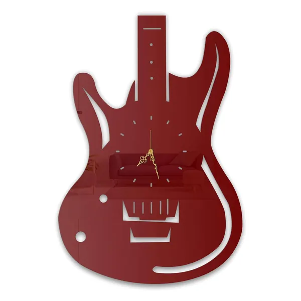 Wine_Red_Electric_Guitar_Wall_Clock_Metal_Built_Ultra_High_Gloss_Metal_Wall_Clock_Silent_Non_Ticking_Movement_Modern_Wall_Decor_For_Living_Room_Studio