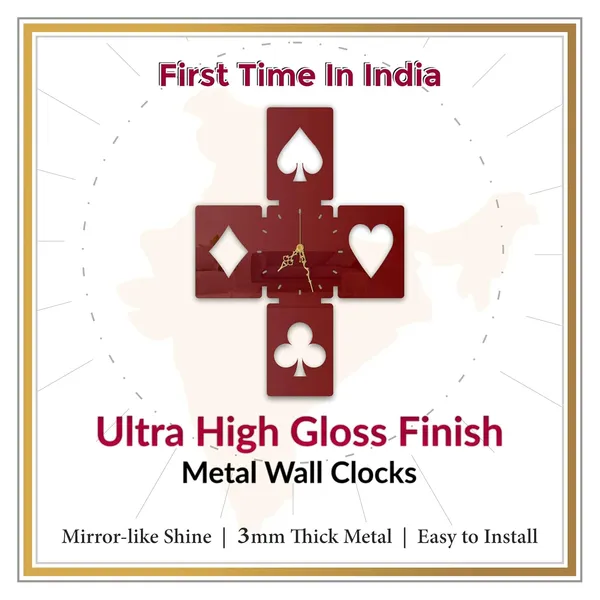 Wine_Red_Card_Suits_Wall_Clock_Metal_Built_Ultra_High_Gloss_Metal_Wall_Clock_Silent_Non_Ticking_Movement_Modern_Wall_Decor_For_Living_Room_Game_Room