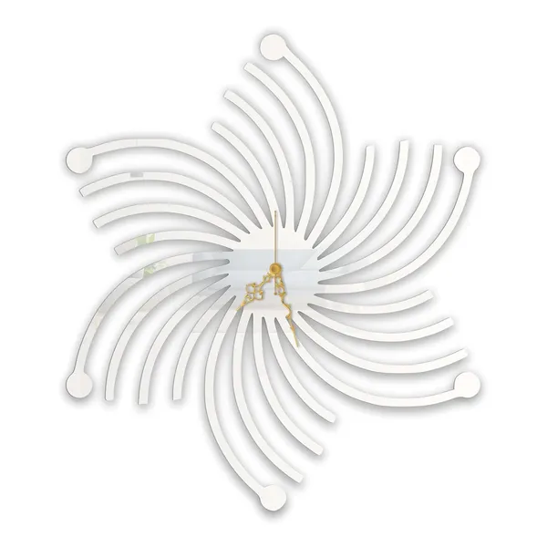 White_Abstract_Spiral_Wall_Clock_Metal_Built_Ultra_High_Gloss_Silent_Non_Ticking_Movement_Modern_Wall_Decor_Living_Room_Bedroom_Office