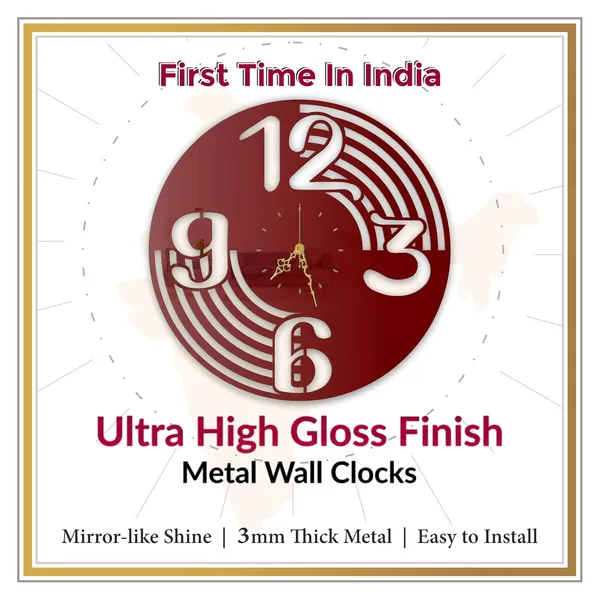 Wine_Red_Modern_Numeric_Wall_Clock_Metal_Laser_Cut_Silent_Sweep_Movement_Stylish_Wall_Decor_For_Living_Room_Office_Contemporary_Interiors