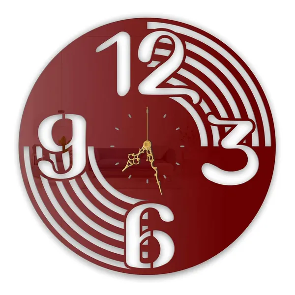 Wine_Red_Modern_Numeric_Wall_Clock_Metal_Laser_Cut_Silent_Sweep_Movement_Stylish_Wall_Decor_For_Living_Room_Office_Contemporary_Interiors