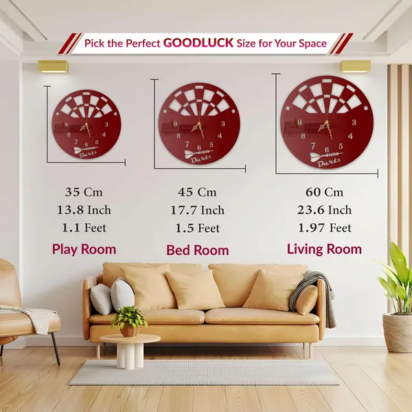 Wine_Red_Darts_Theme_Wall_Clock_Metal_Cut_Silent_Sweep_Dartboard_Inspired_Wall_Decor_For_Living_Room_Game_Room_Sports_Lovers