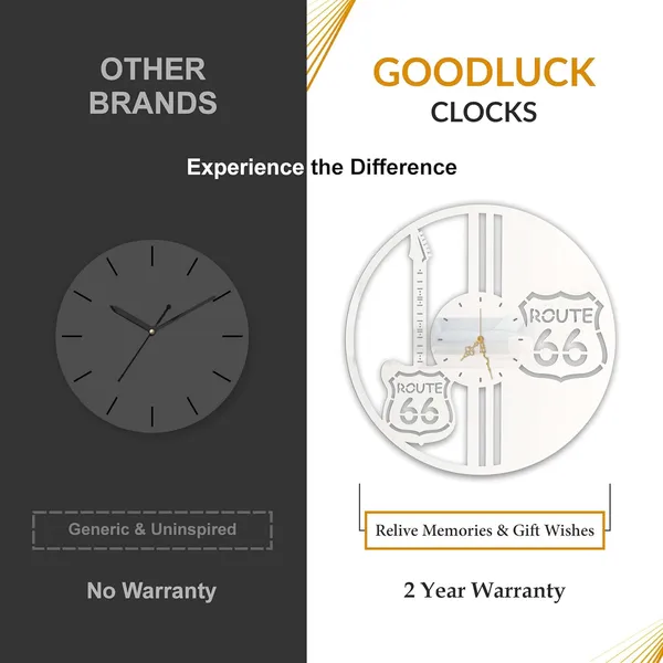 White_Highway_Rider_Wall_Clock_Metal_Built_Ultra_High_Gloss_Metal_Wall_Clock_Silent_Non_Ticking_Movement_Retro_Wall_Decor_For_Living_Room_Cafe