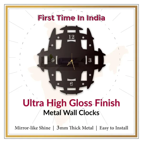 Black_Geogrid_Wall_Clock_Metal_Built_Ultra_High_Gloss_Metal_Wall_Clock_Silent_Non_Ticking_Movement_Modern_Wall_Decor_For_Living_Room_Office