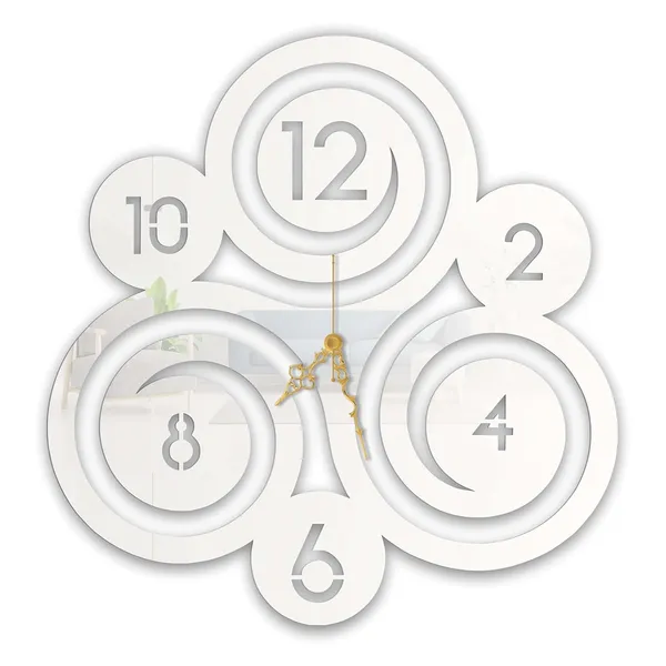 White_Swirl_Fusion_Wall_Clock_Metal_Built_Ultra_High_Gloss_Metal_Wall_Clock_Silent_Non_Ticking_Movement_Modern_Wall_Decor_For_Living_Room_Bedroom