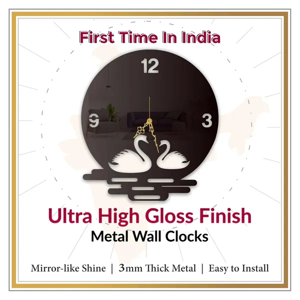 Black_Swan_Romance_Wall_Clock_Metal_Built_Ultra_High_Gloss_Metal_Wall_Clock_Silent_Non_Ticking_Movement_Modern_Wall_Decor_For_Living_Room_Bedroom