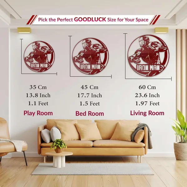 Wine_Red_Metal_Armored_Hero_Wall_Clock_Metal_Art_Silent_Non_Ticking_Futuristic_Warrior_Theme_Wall_Decor_For_Living_Room_Bedroom