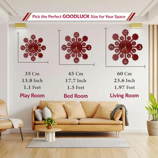 Wine_Red_Geometric_Burst_Wall_Clock_Metal_Built_Ultra_High_Gloss_Silent_Non_Ticking_Movement_Modern_Wall_Decor_Living_Room_Bedroom_Office