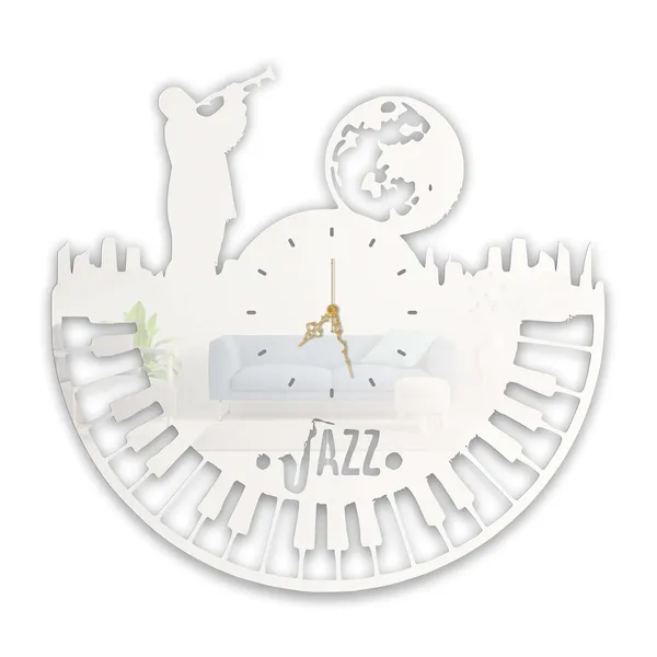 White_Jazz_Night_Wall_Clock_Metal_Built_Ultra_High_Gloss_Silent_Non_Ticking_Movement_Music_Wall_Decor_Living_Room_Studio_Bedroom