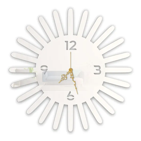 White_Sunburst_Modern_Wall_Clock_Metal_Laser_Cut_Design_Silent_Non_Ticking_Sweep_Stylish_Wall_Decor_For_Living_Room_Home_Interiors