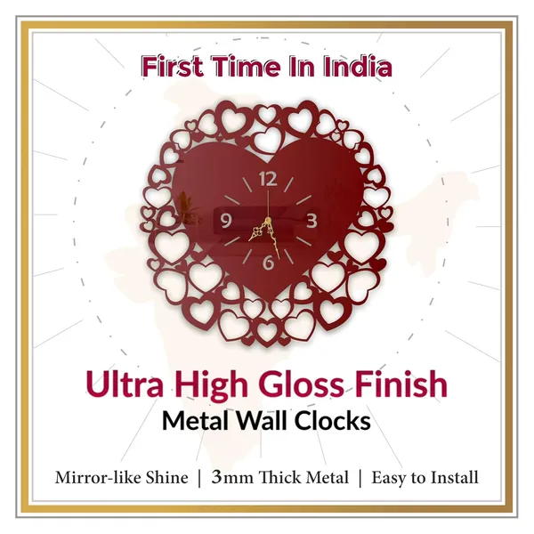 Wine_Red_Heart_Harmony_Wall_Clock_Metal_Built_Ultra_High_Gloss_Metal_Wall_Clock_Silent_Non_Ticking_Movement_Romantic_Wall_Decor_For_Bedroom_Living_Room