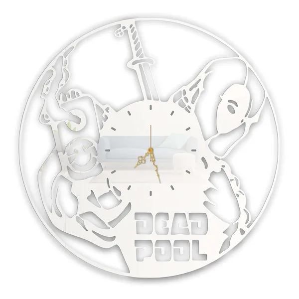 White_Red_Mask_Warrior_Wall_Clock_Metal_Art_Silent_Non_Ticking_Modern_Character_Theme_Wall_Decor_For_Living_Room_Bedroom