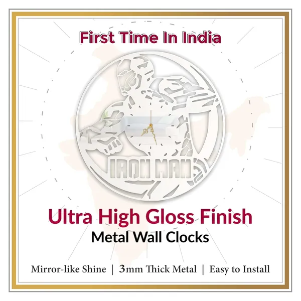 White_Metal_Armored_Hero_Wall_Clock_Metal_Art_Silent_Non_Ticking_Futuristic_Warrior_Theme_Wall_Decor_For_Living_Room_Bedroom