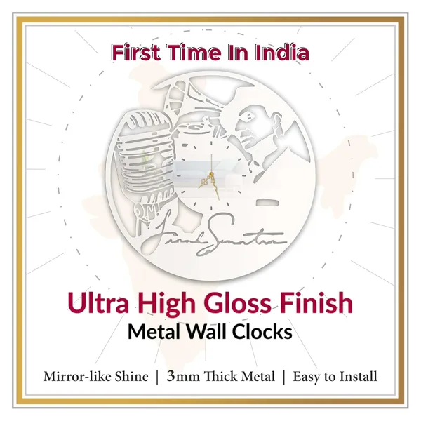 White_Vintage_Jazz_Crooner_Wall_Clock_Metal_Built_Ultra_High_Gloss_Metal_Wall_Clock_Silent_Non_Ticking_Movement_Retro_Wall_Decor_For_Living_Room