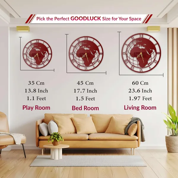 Wine_Red_World_Globe_Wall_Clock_Metal_Built_Ultra_High_Gloss_Silent_Non_Ticking_Movement_Modern_Wall_Decor_Living_Room_Office_Study_Room