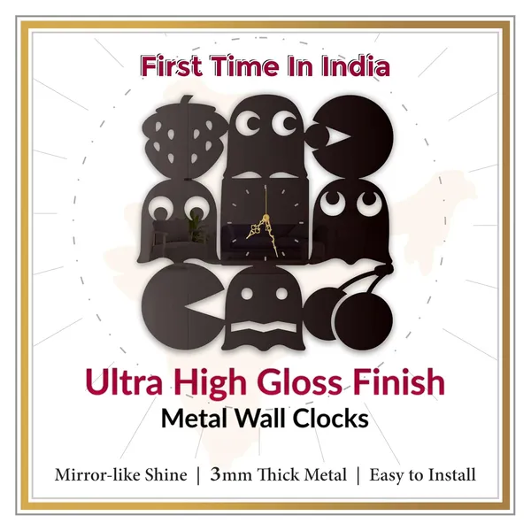 Black_Retro_Maze_Hero_Wall_Clock_Metal_Built_Ultra_High_Gloss_Metal_Wall_Clock_Silent_Non_Ticking_Movement_Fun_Wall_Decor_For_Living_Room_Bedroom