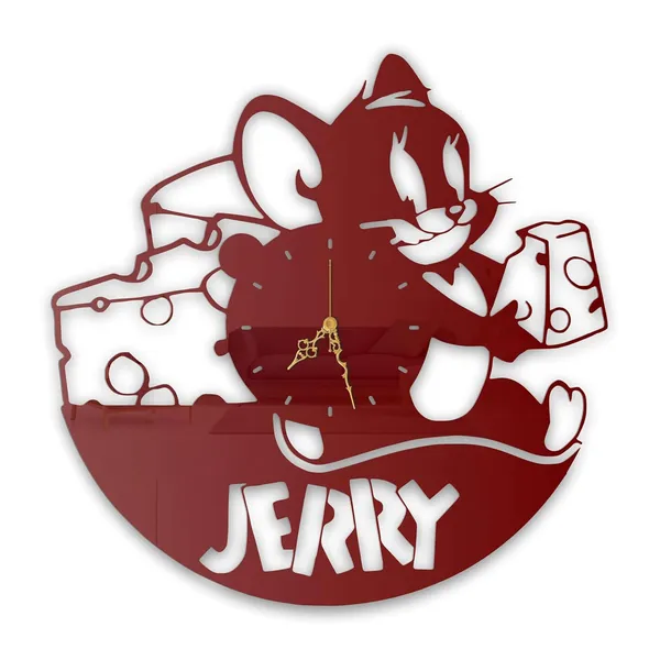Wine_Red_Cheese_Lover_Mouse_Wall_Clock_Metal_Built_Ultra_High_Gloss_Silent_Non_Ticking_Movement_Cartoon_Wall_Decor_Kids_Room_Living_Room_Play_Area
