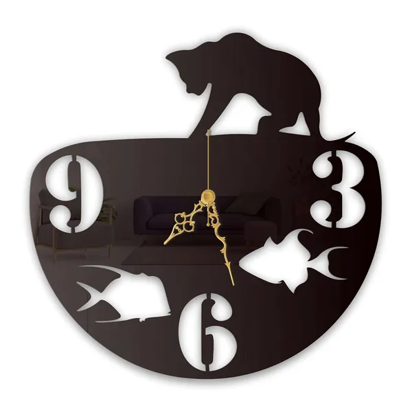 Black_Cat_Fish_Bowl_Wall_Clock_Metal_Built_Ultra_High_Gloss_Silent_Non_Ticking_Movement_Unique_Pet_Theme_Wall_Decor_For_Living_Room