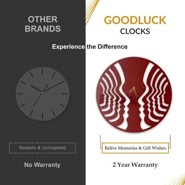 Wine_Red_Abstract_Mirage_Faces_Wall_Clock_Ultra_High_Gloss_Metal_Built_Silent_Non_Ticking_Modern_Wall_Decor_Living_Room_Bedroom_Office