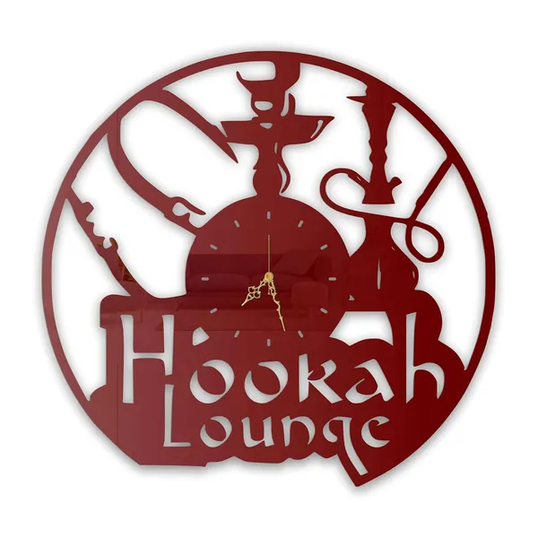 Wine_Red_Hookah_Lounge_Wall_Clock_Ultra_High_Gloss_Metal_Built_Silent_Non_Ticking_Modern_Wall_Decor_Cafe_Lounge_Living_Room_Bar_Decor