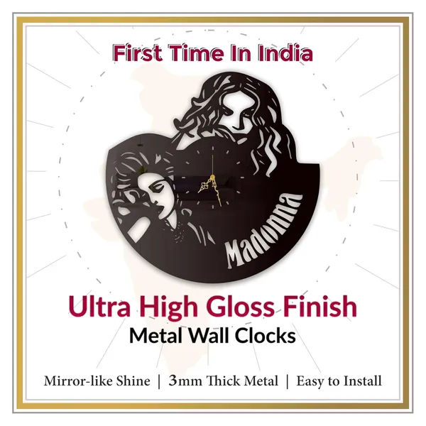 Black_Pop_Diva_Wall_Clock_Ultra_High_Gloss_Metal_Built_Silent_Non_Ticking_Movement_Modern_Wall_Decor_Living_Room_Studio_Bedroom