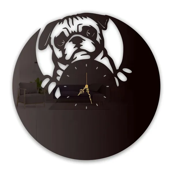 Black_Puppy_Peek_Wall_Clock_Ultra_High_Gloss_Metal_Built_Silent_Non_Ticking_Metal_Wall_Clock_Cute_Pet_Decor_Living_Room_Bedroom_Kids_Room