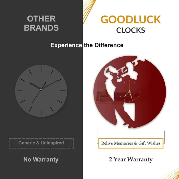 Wine_Red_Secret_Agent_Silhouette_Wall_Clock_Ultra_High_Gloss_Metal_Built_Silent_Non_Ticking_Movement_Action_Hero_Wall_Decor_Living_Room_Office