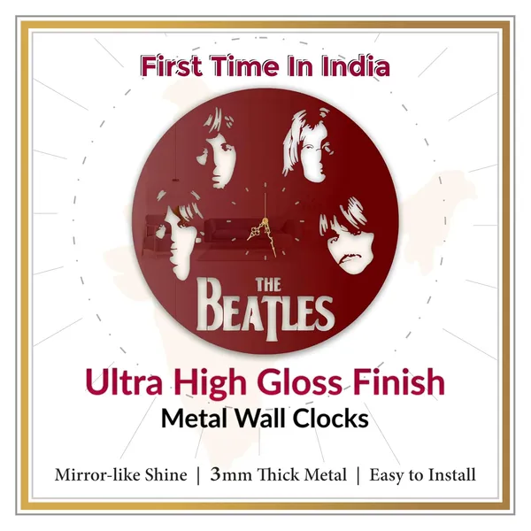 Wine_Red_Classic_Band_Tribute_Wall_Clock_Ultra_High_Gloss_Metal_Built_Silent_Non_Ticking_Movement_Retro_Music_Wall_Decor_Living_Room_Bedroom_Studio