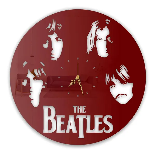 Wine_Red_Classic_Band_Tribute_Wall_Clock_Ultra_High_Gloss_Metal_Built_Silent_Non_Ticking_Movement_Retro_Music_Wall_Decor_Living_Room_Bedroom_Studio