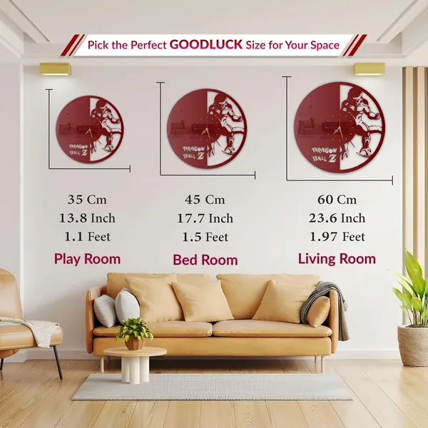 Wine_Red_Cosmic_Conqueror_Wall_Clock_Ultra_High_Gloss_Metal_Built_Silent_Non_Ticking_Movement_Anime_Wall_Decor_Bedroom_Living_Room_Game_Room