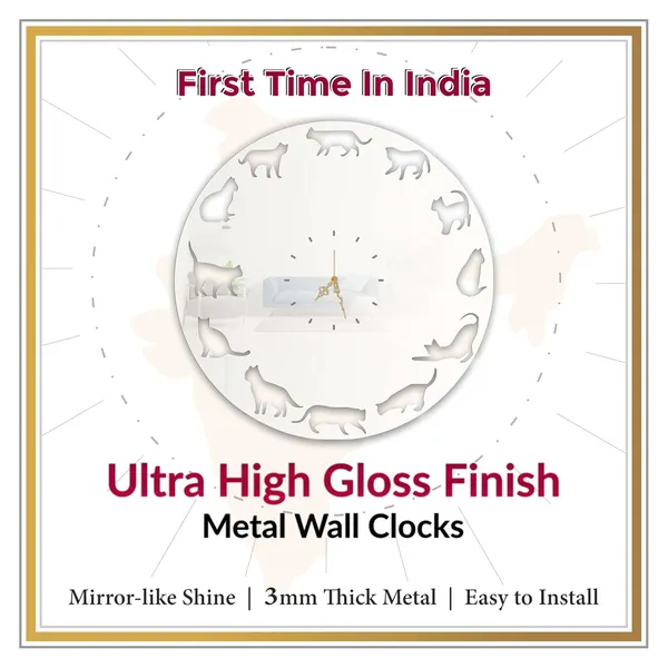 White_Cat_Silhouette_Wall_Clock_Ultra_High_Gloss_Metal_Built_Silent_Non_Ticking_Metal_Wall_Clock_Pet_Lover_Decor_Living_Room_Bedroom_Kids_Room