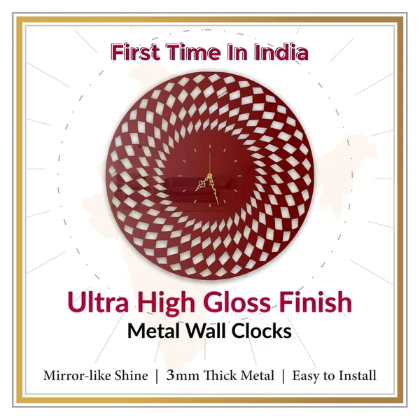 Wine_Red_Hypnotic_Spiral_Wall_Clock_Ultra_High_Gloss_Metal_Built_Silent_Non_Ticking_Movement_Modern_Wall_Decor_Living_Room_Office_Bedroom