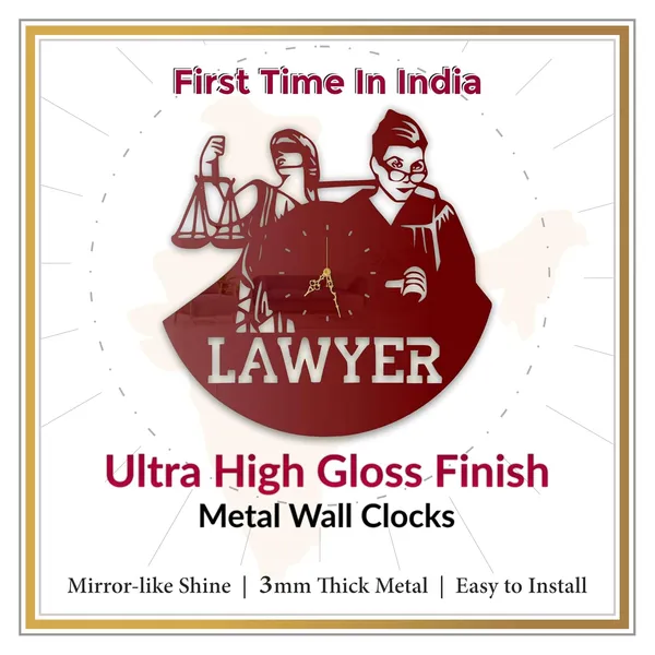 Wine_Red_Lawyer_Justice_Theme_Wall_Clock_Ultra_High_Gloss_Metal_Built_Silent_Non_Ticking_Movement_Legal_Office_Wall_Decor_Courtroom_Study_Workspace