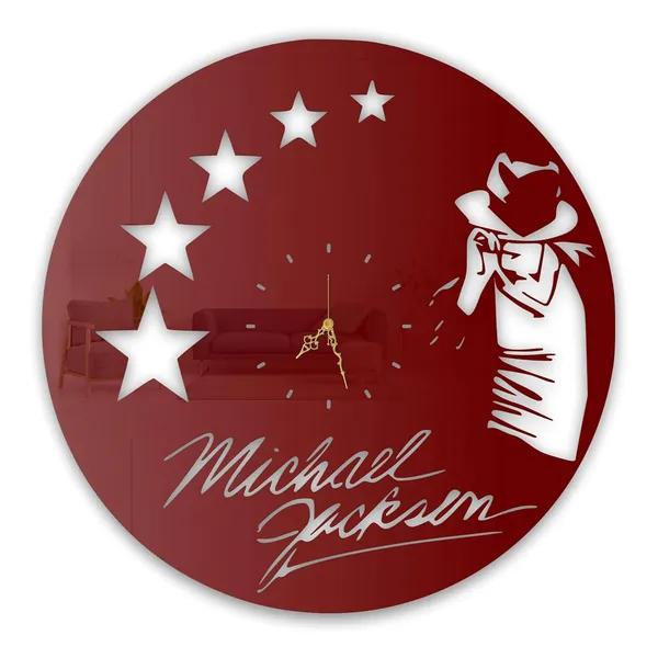 Wine_Red_Legendary_Dance_Icon_Wall_Clock_Ultra_High_Gloss_Metal_Built_Silent_Non_Ticking_Metal_Wall_Clock_Living_Room_Decor_Bedroom_Music_Corner