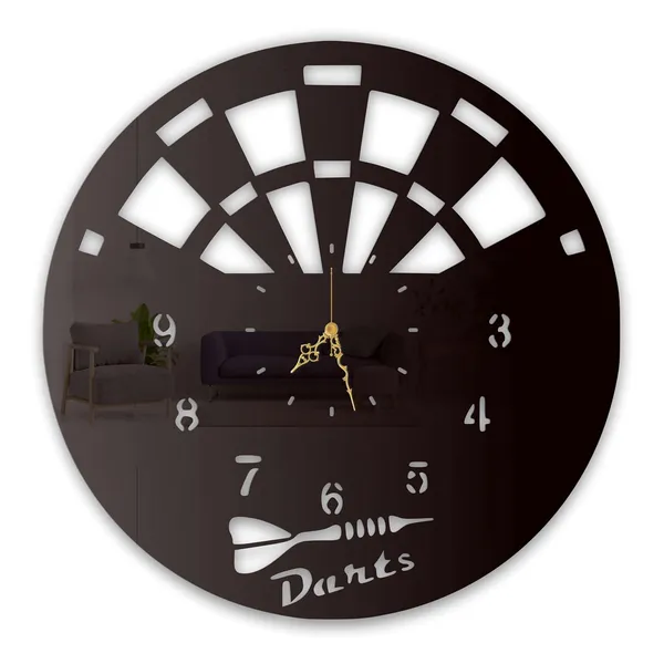 Black_Dartboard_Gamer_Wall_Clock_Ultra_High_Gloss_Metal_Built_Silent_Non_Ticking_Movement_Game_Room_Wall_Decor_Living_Room_Bedroom_Sports_Zone