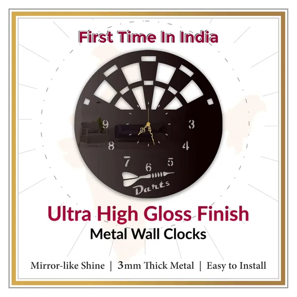 Black_Dartboard_Gamer_Wall_Clock_Ultra_High_Gloss_Metal_Built_Silent_Non_Ticking_Movement_Game_Room_Wall_Decor_Living_Room_Bedroom_Sports_Zone