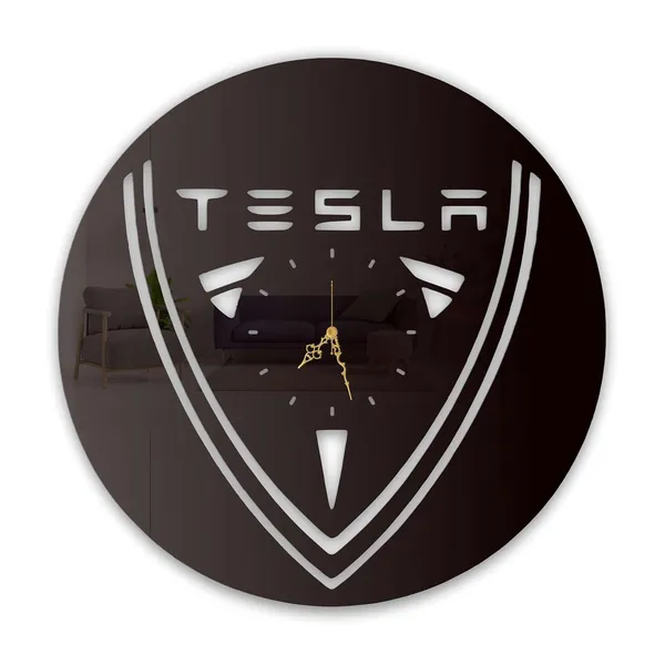 Black_Electric_Future_Crest_Wall_Clock_Ultra_High_Gloss_Metal_Built_Silent_Non_Ticking_Movement_Futuristic_Ev_Wall_Decor_Living_Room_Office_Garage