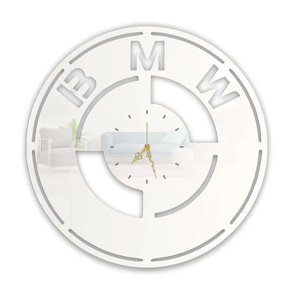 White_Luxury_Auto_Emblem_Wall_Clock_Ultra_High_Gloss_Metal_Built_Silent_Non_Ticking_Movement_Car_Lover_Wall_Decor_Living_Room_Office_Garage
