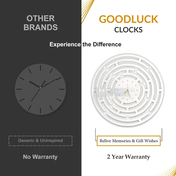 White_Maze_Pattern_Wall_Clock_Ultra_High_Gloss_Metal_Built_Silent_Non_Ticking_Modern_Wall_Decor_Living_Room_Office_Bedroom_Study_Room