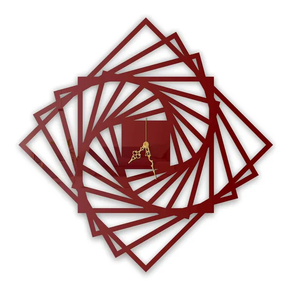 Wine_Red_Rotating_Spiral_Geometry_Wall_Clock_Ultra_High_Gloss_Metal_Built_Silent_Non_Ticking_Modern_Wall_Decor_Living_Room_Bedroom_Office