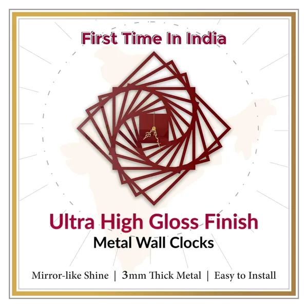 Wine_Red_Rotating_Spiral_Geometry_Wall_Clock_Ultra_High_Gloss_Metal_Built_Silent_Non_Ticking_Modern_Wall_Decor_Living_Room_Bedroom_Office